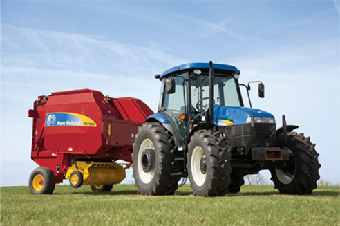 Tractor and Bailer